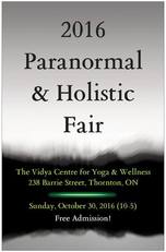 Poster for the 2016 Paranormal & Holistic Fair